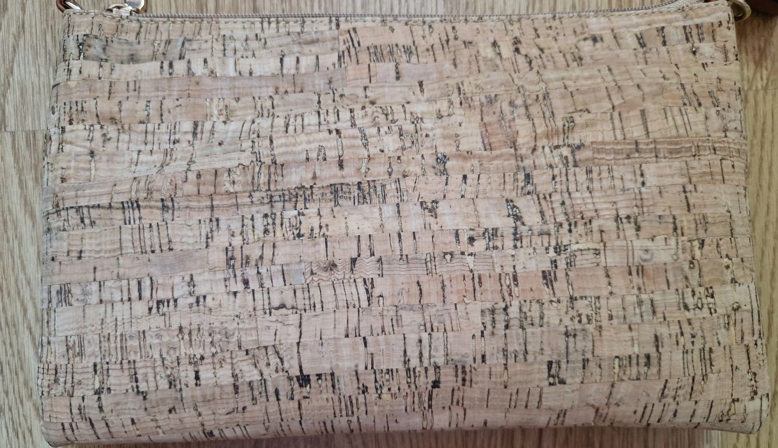 Cork-style handheld bag 🌿 convertible crossbody NEW – photo 3